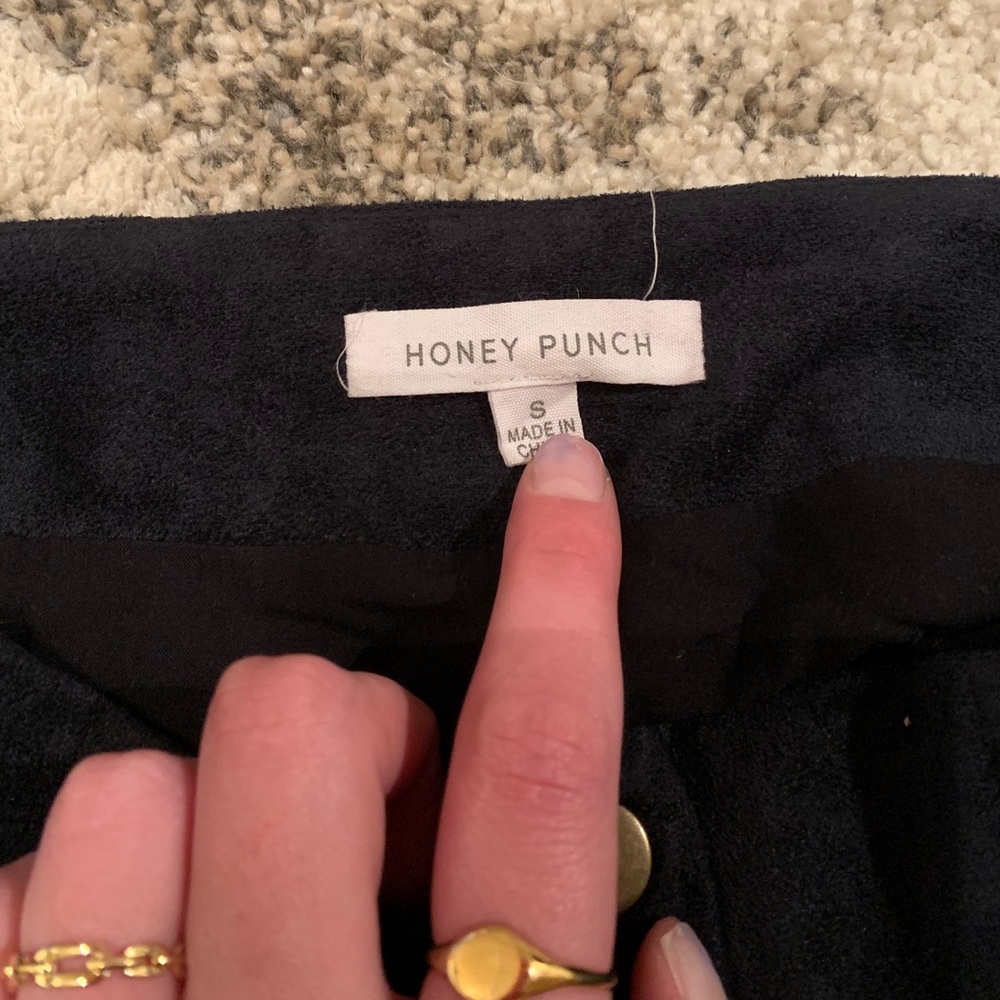 Black button down skirt - Picture 3 of 3